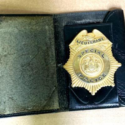 Vintage Police Badge (Real but Obsolete)
