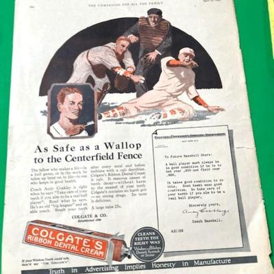 1925 Ad for COLGATE Toothpaste