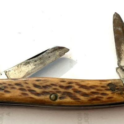 Old Stag Handle Pocket Knife

