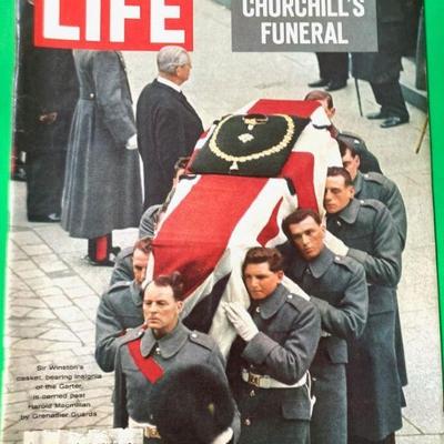LIFE Magazine,1965, Churchill's Funeral

