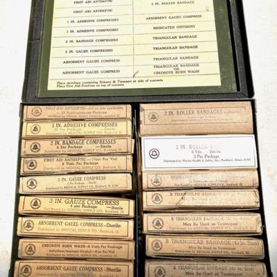 Complete Old First Aid Kit, Military?
