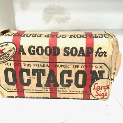 New Old Stock , Unused Bar of "OCTAGON" Soap
