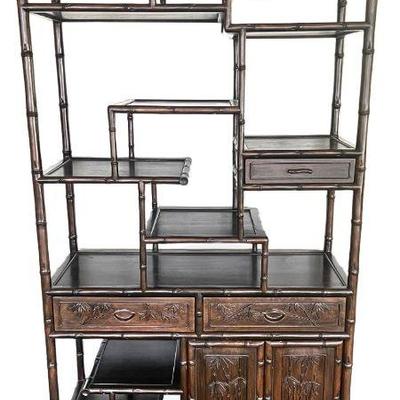 Antique Rosewood Shelves