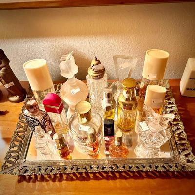 Vintage and newer perfumes