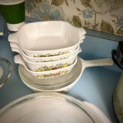 Vintage Corningware "Spice of Life" - multiple pieces