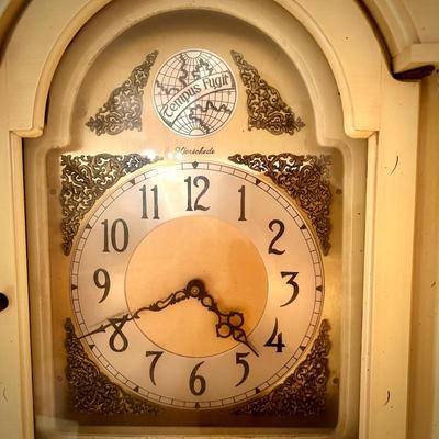Off-white Herschede grandmother clock
