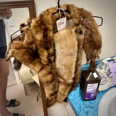 Vintage fur collar/stoles