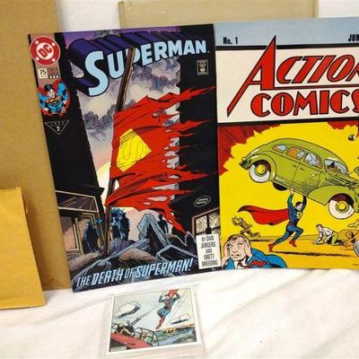 SUPERMAN #75 KIT COMICS AND CARDS