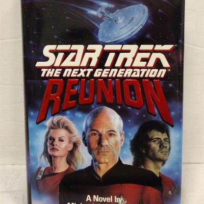 AUTOGRAPHED MICHAEL JAN FRIEDMAN STAR TREK THE NEXT GENERATION BOOK