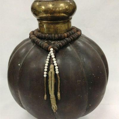 INDIA BRASS HOLY WATER VESSEL