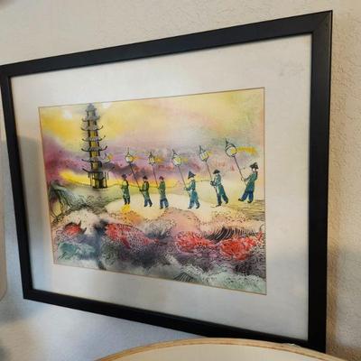 Japanese painting,  watercolor