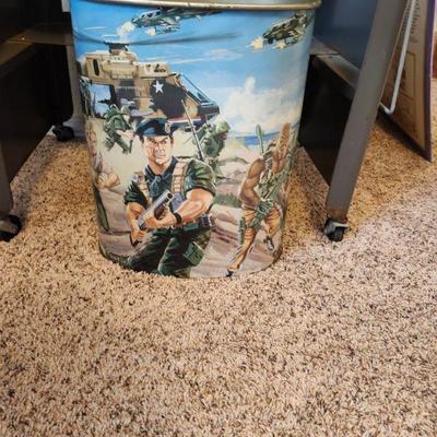 GI JOE 1987 trashcan