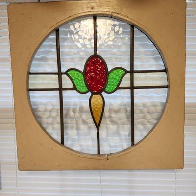 When have you seen circular stained glass?