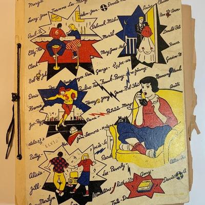 Several  older scrapbooks in this sale