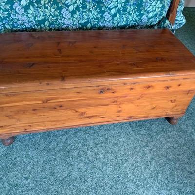 Very clean cedar blanket chest