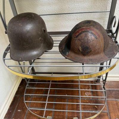 WWI helmets