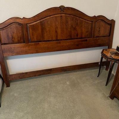 Ethan Allen king headboard, hollywood frame not shown