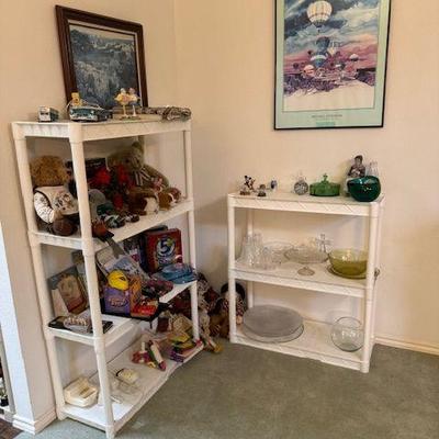 Toys and games, glass (including a great Blenko piece)