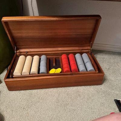 Poker chip case