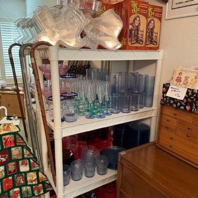 Lots of plasticware!