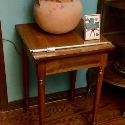 Hand built wooden table