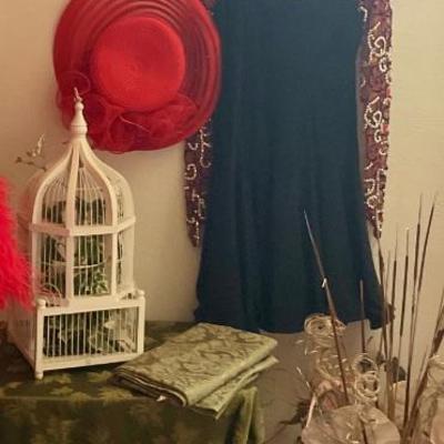 Bird house hat dress