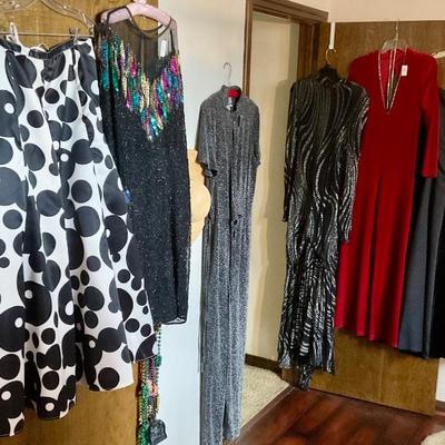 Dressy clothing and costumes