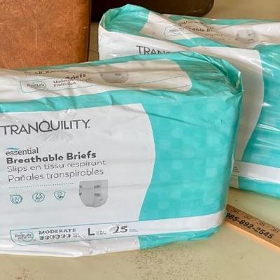 Adult briefs and pads