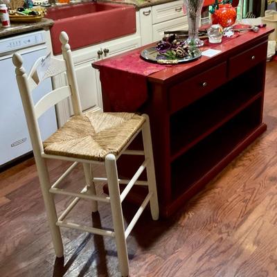 Chair, storage cabinet