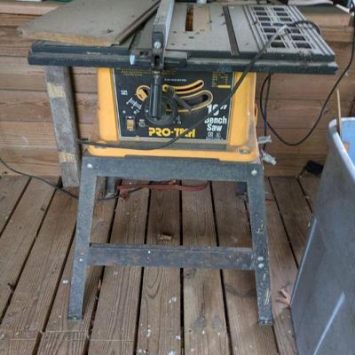 Pro-Tech 10"bench saw