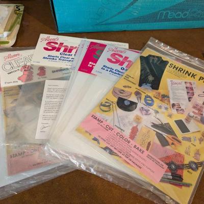 Shrink plastic sheets