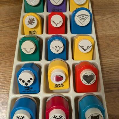 Lot of paper punchers