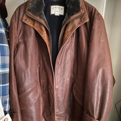 Mens Leather Coat 