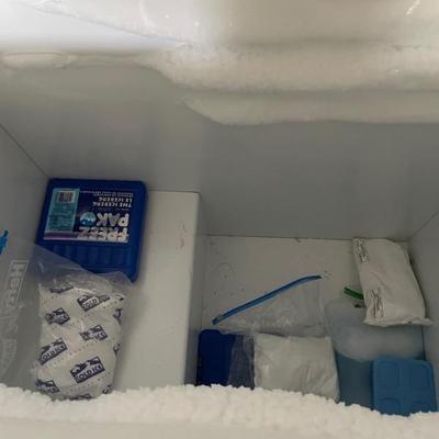 Interior of Chest Freezer 