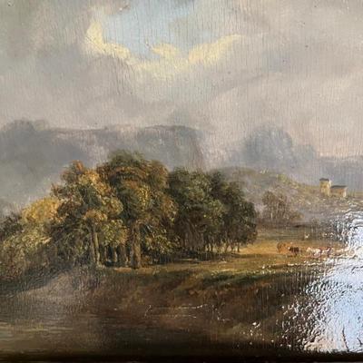 19th century English landscape painting by James Williams (1823-1873)