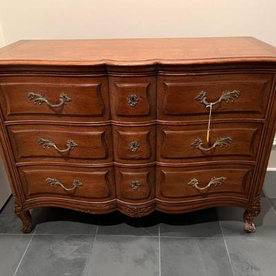 charming French Provincial style oak bureau