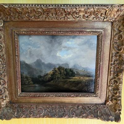 19th century English landscape painting by James Williams (1823-1873)