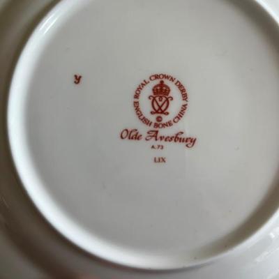 Royal Crown Derby, Olde Avesbury 
12 salad plates
1 oval platter