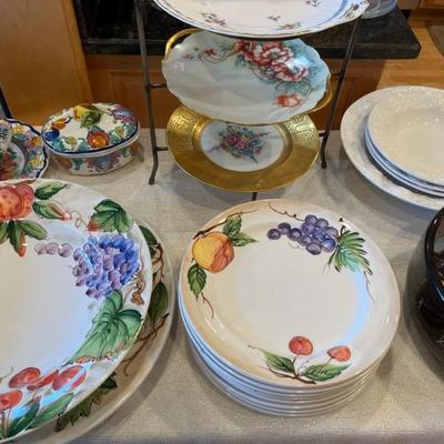 more hand painted Italian pasta bowls