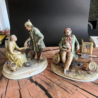 Italian hand painted figurines