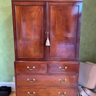 Baker mahogany armoire
