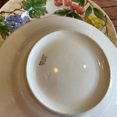 Hand painted Italian pasta bowls