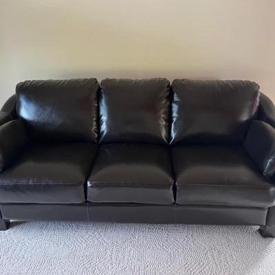 Faux leather counch