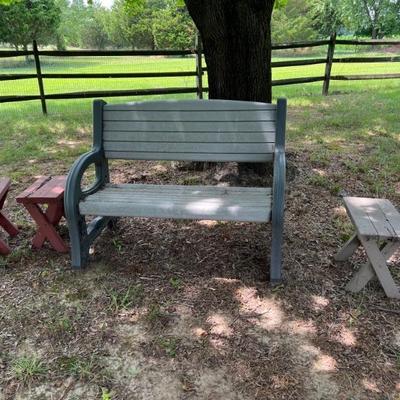 Outdoor bench