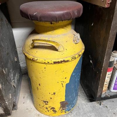 Antique working stool