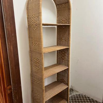Wicker shelves