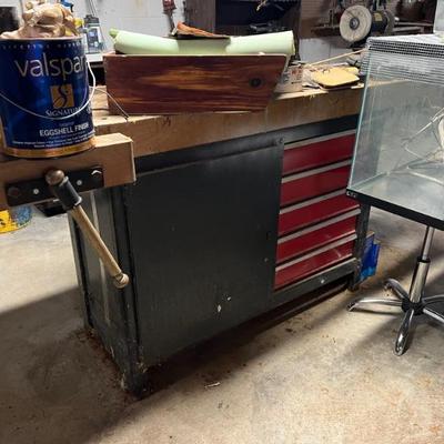 Tool Cabinet and wood top