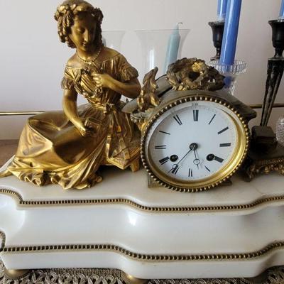 19th century mantle clock 