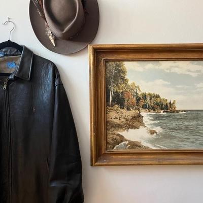 RALPH LAUREN LEATHER JKT XXL