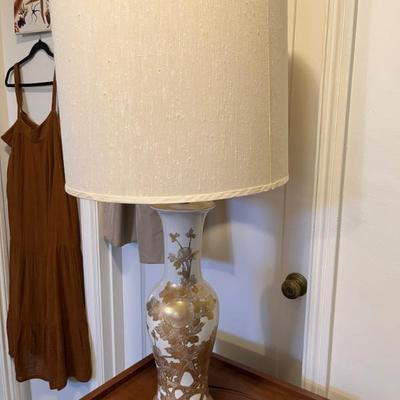 GOLD AND WHITE LAMP